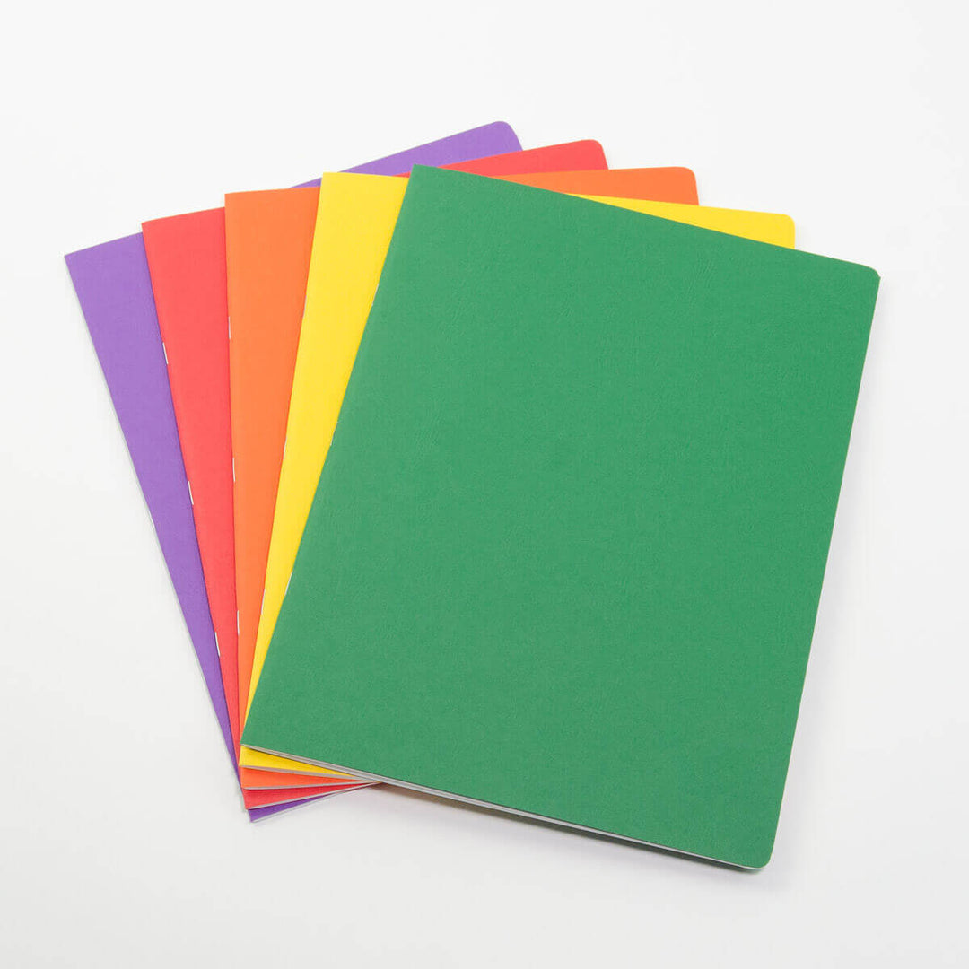 Medium Lesson Book Portrait 24x32cm - Pack of 5, mixed colours Medium Lesson Book Portrait 24x32cm - Pack of 5, mixed colours