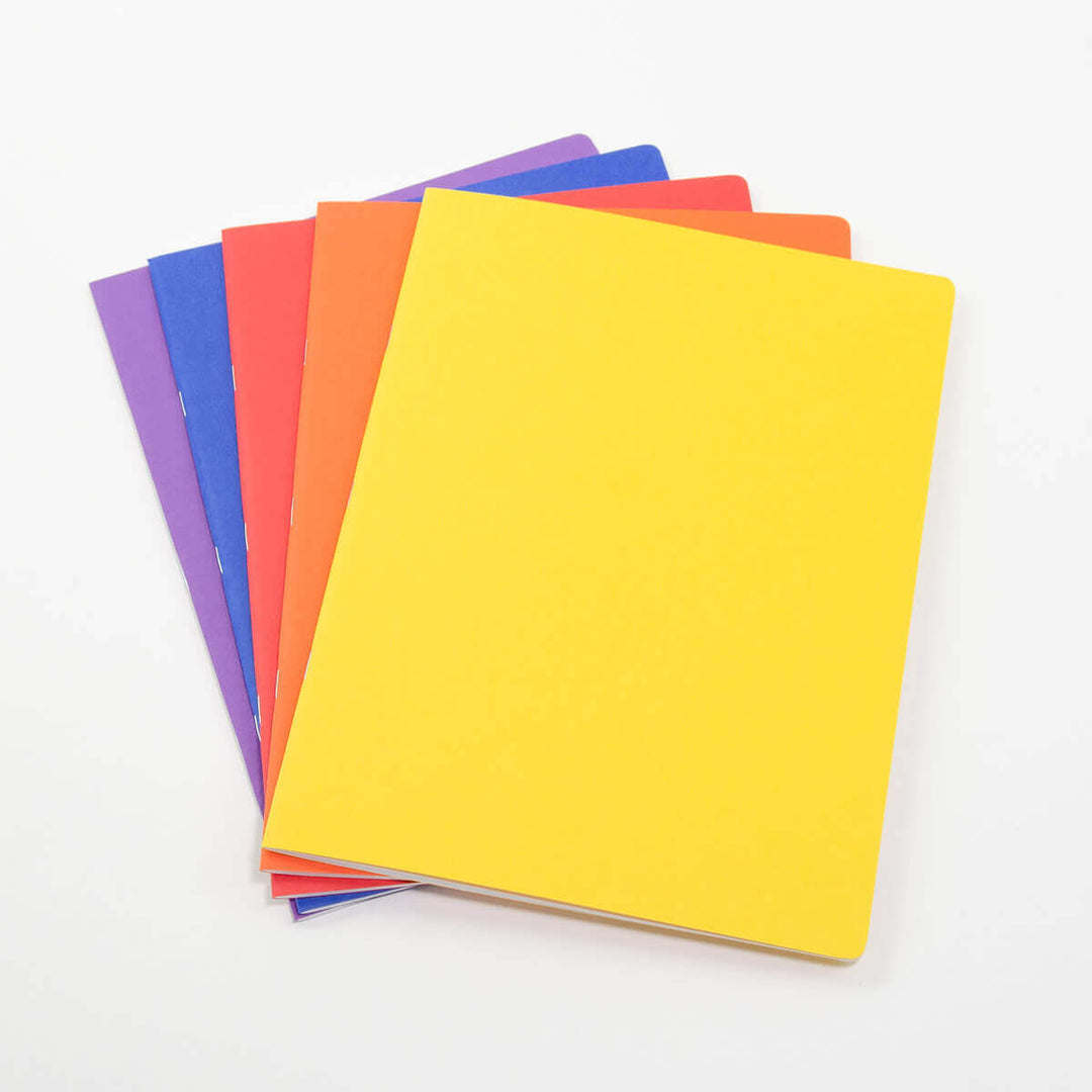Medium Lesson Book Portrait 24x32cm - Pack of 5, mixed colours Medium Lesson Book Portrait 24x32cm - Pack of 5, mixed colours