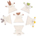 Nanchen Baby Comforter Nuckel Animals