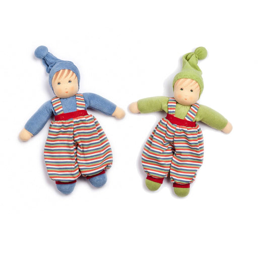Nanchen Waldorf Doll in Striped Jumpsuit from Australia