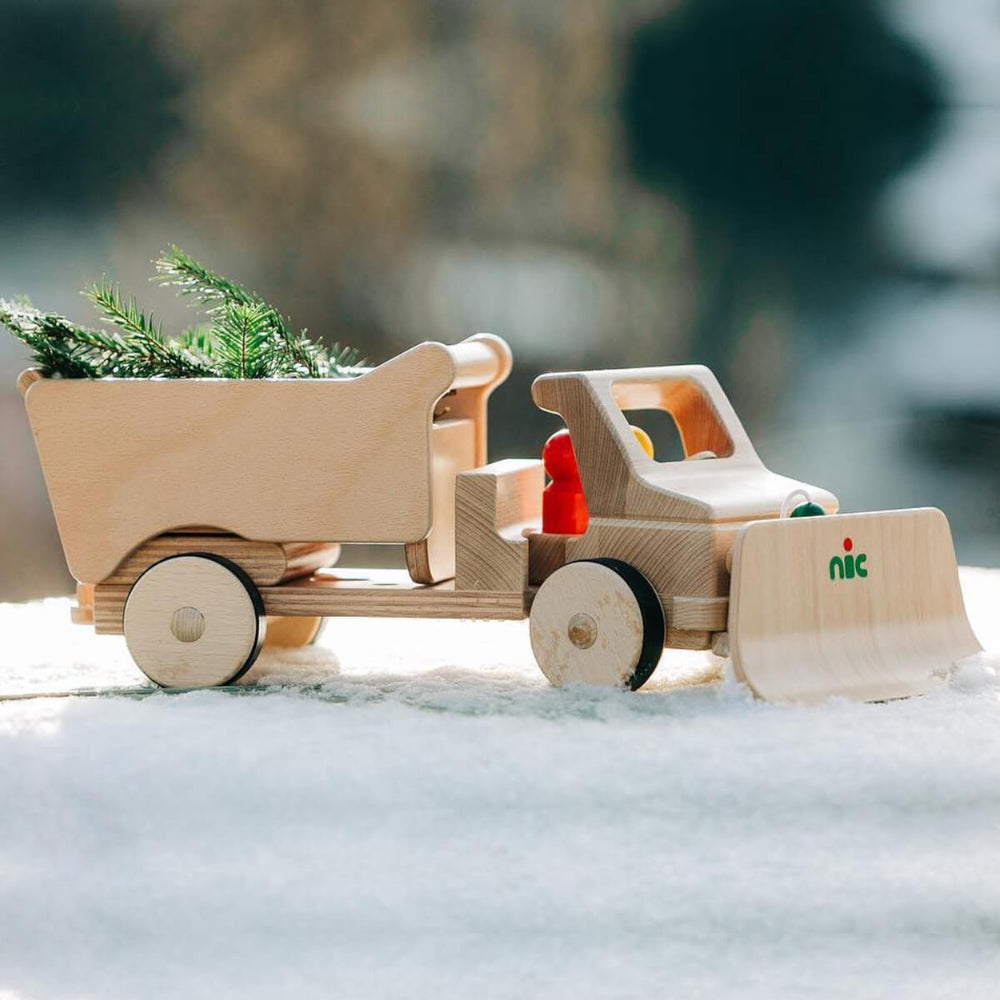 70401815 Nic Creamobil Wooden Truck Base Model Long 42cm