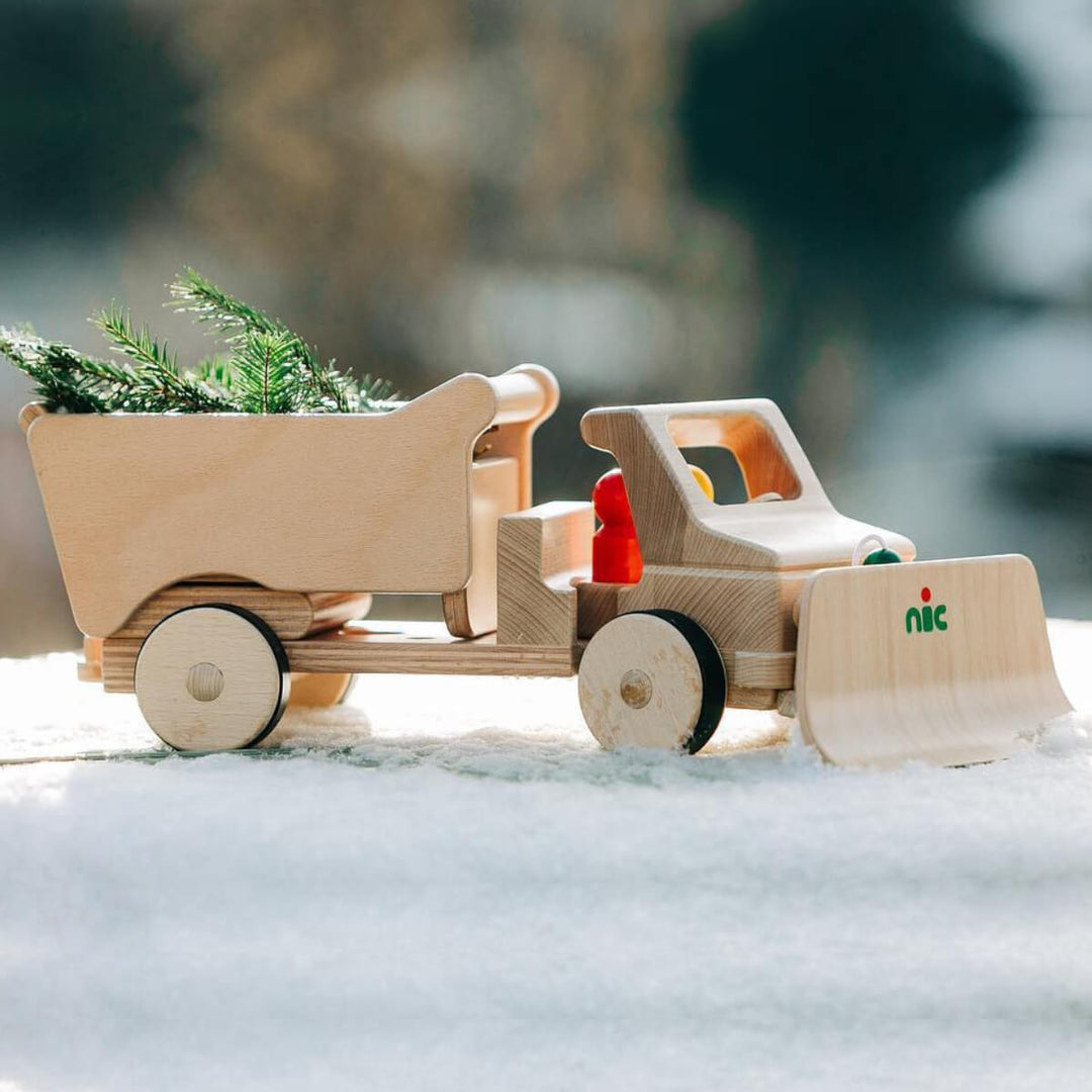 70401815 Nic Creamobil Wooden Truck Base Model Long 42cm