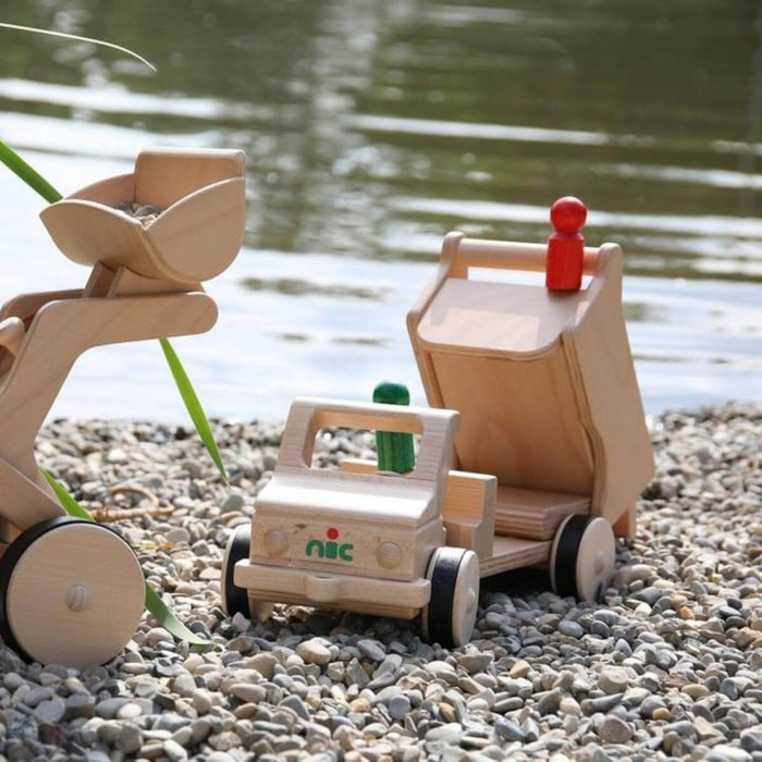 70401815 Nic Creamobil Wooden Truck Base Model Long 42cm