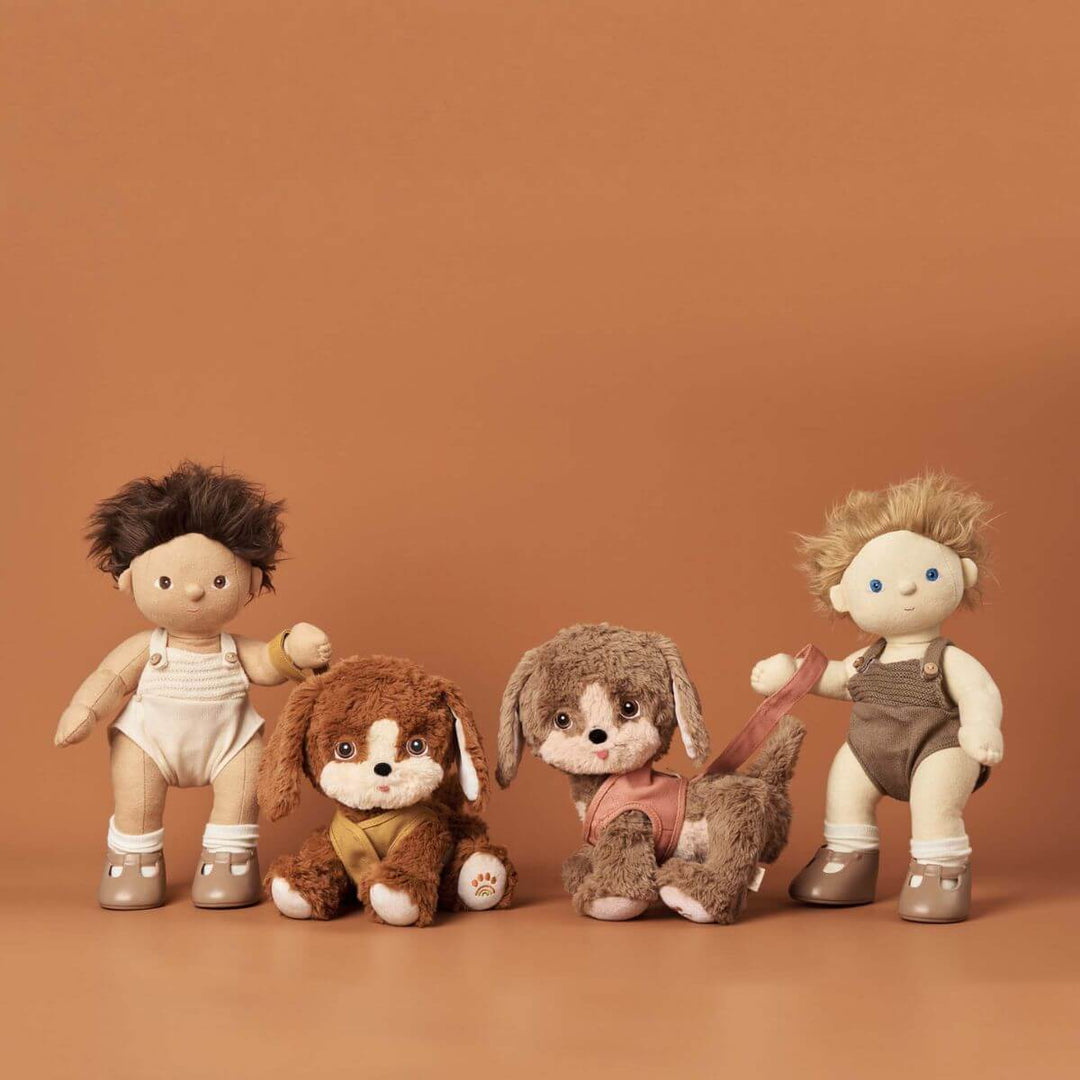 Olli Ella Dinkum Dogs Honey with Dinkum Dolls
