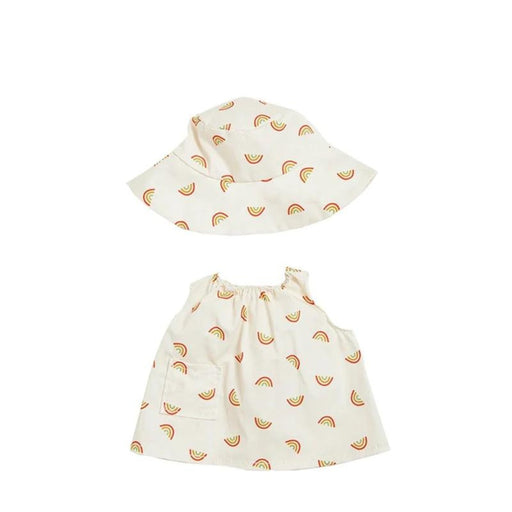 OEKTOY-UNA-RA-O Olli Ella Dinkum Doll - Una Rainbow Dress Set - Retired Product