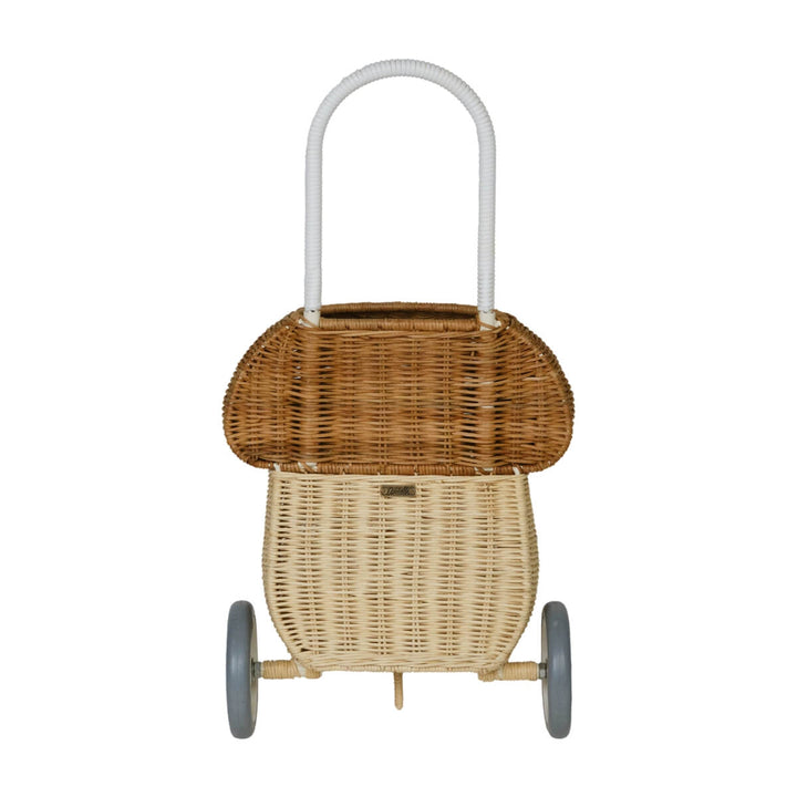 OEKBAS-MLG-NA-O Olli Ella Rattan Mushroom Luggy - Natural