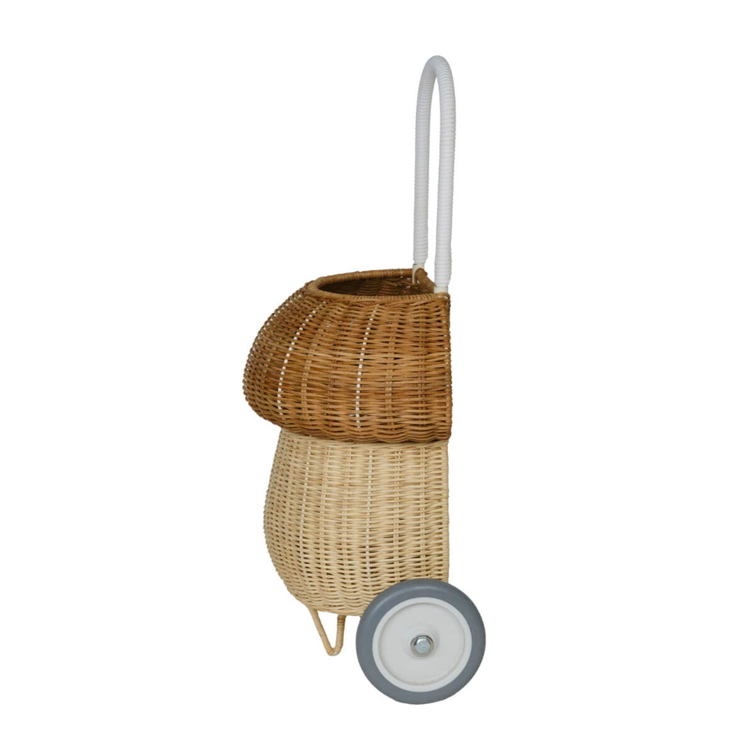 OEKBAS-MLG-NA-O Olli Ella Rattan Mushroom Luggy - Natural