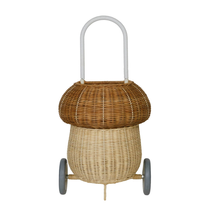 OEKBAS-MLG-NA-O Olli Ella Rattan Mushroom Luggy - Natural