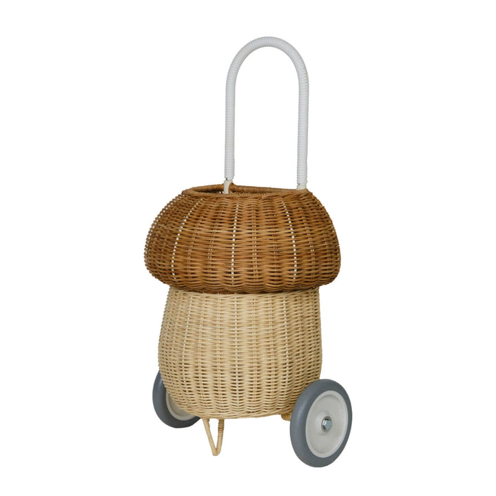 OEKBAS-MLG-NA-O Olli Ella Rattan Mushroom Luggy - Natural