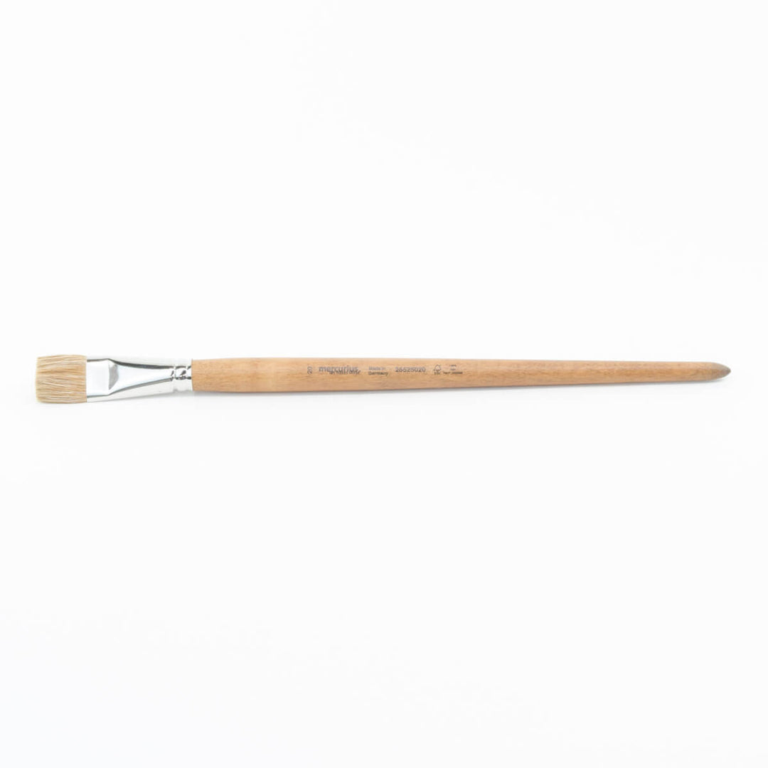 Paint Brush Flat Cow's Hair - Single Brush