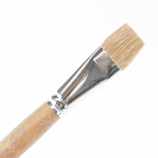 Paint Brush Flat Cow's Hair - Single Brush