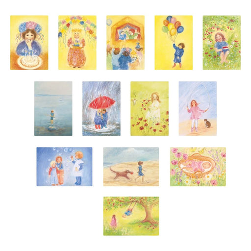 95305021 Postcards 'Children Set 1' assorted pk of 13 by Marjan van Zeyla