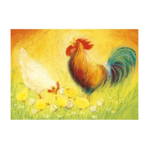 95254319 Postcards - Rooster Hen and Chicks 5 pk