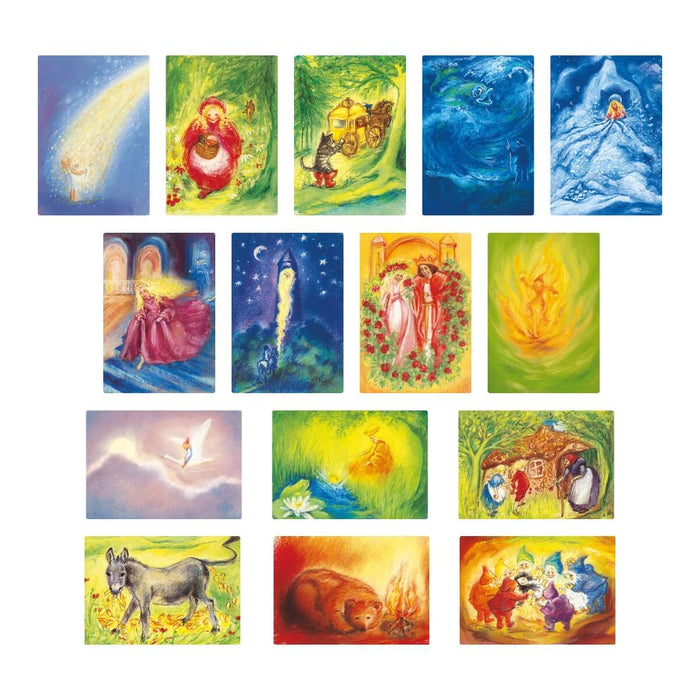 95305010 Postcards Set: 'Fairy Tales' assorted pk of 15 by Marjan van Zeyl