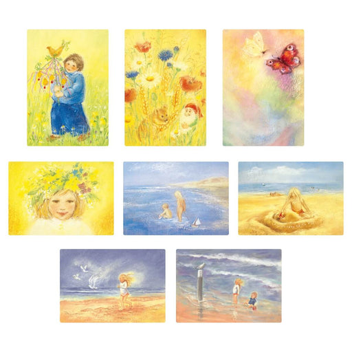 95305032 Postcards "Spring / Summer Set 2" assorted pk of 8 by Marjan van Zeyl