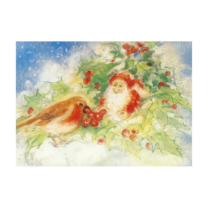 95254413 Postcards- Winter Robin 5 pk