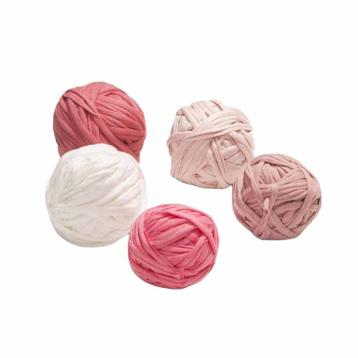 70600060 Recycled Cotton T-Shirt Yarn Pastel Colours