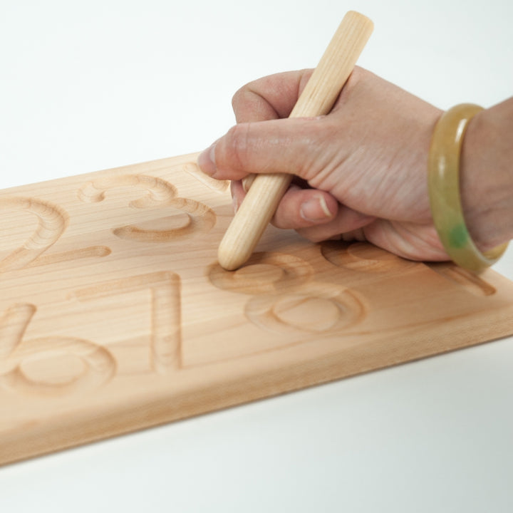 TFJ-6142 From Jennifer Reversible 1-10 Tracing and Number Counting Board