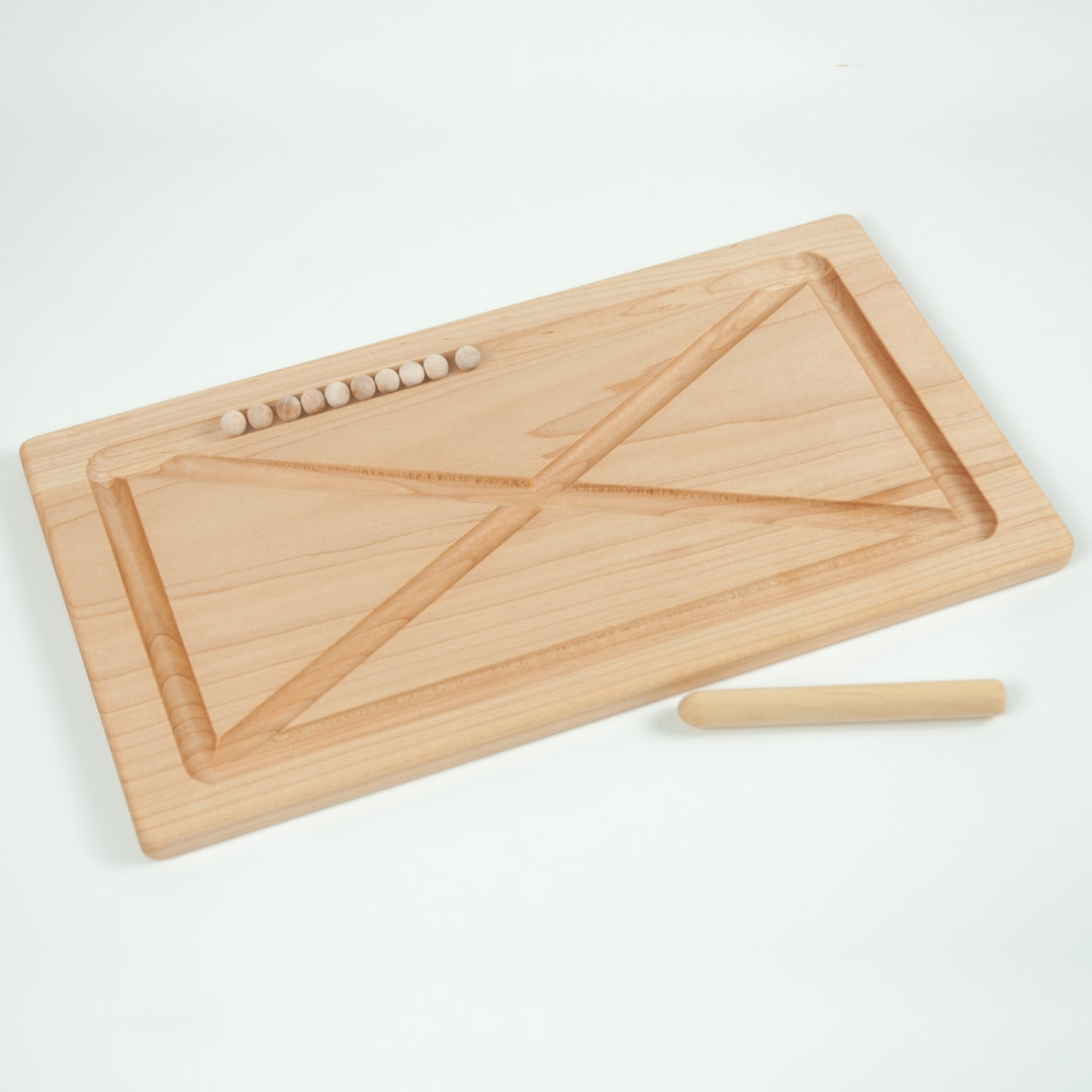 TFJ-6226 Reversible Wooden Eight and X Tracing Board Treasures From Jennifer
