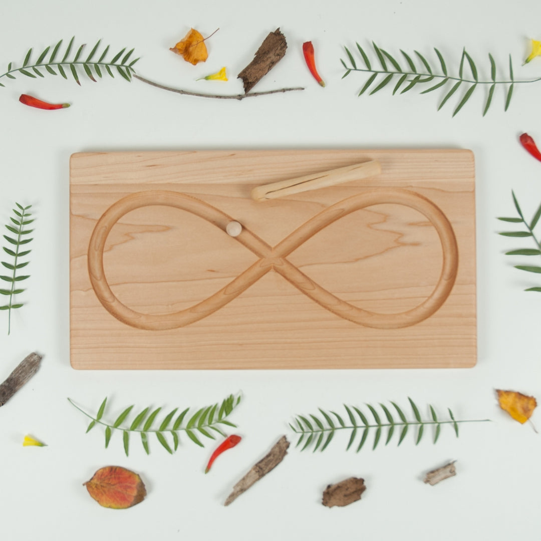 TFJ-6226 Reversible Wooden Eight and X Tracing Board Treasures From Jennifer