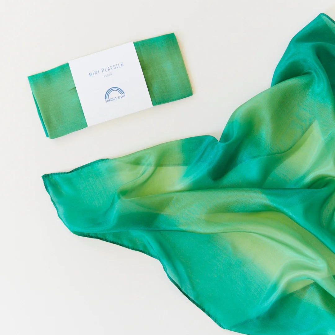 SS-5133 Sarah's Silks Mini Playsilks Earth Forest