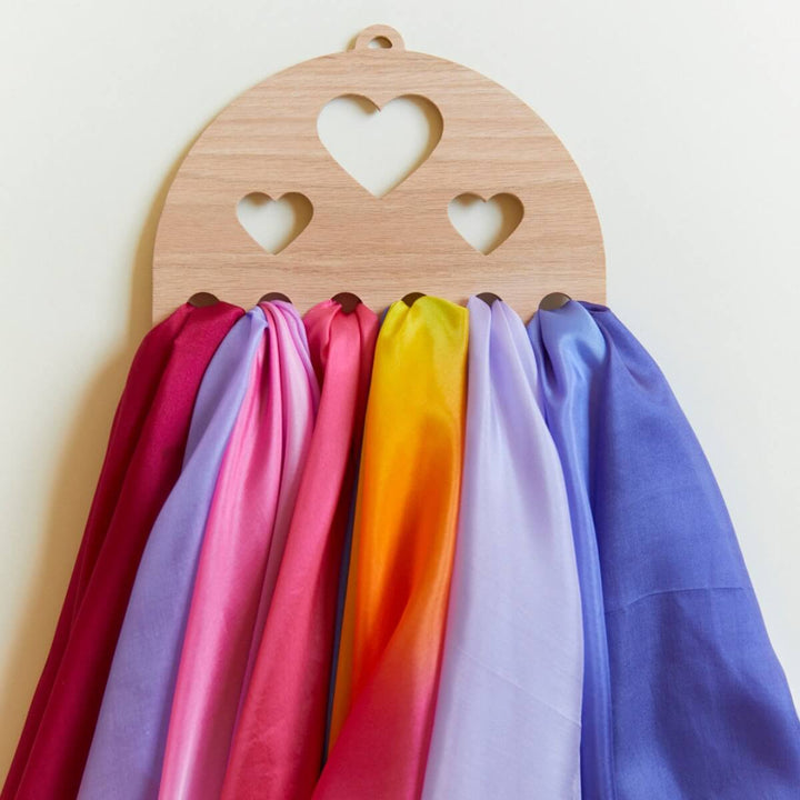 SS-23003 Sarah's Silks Playsilk Display - Heart
