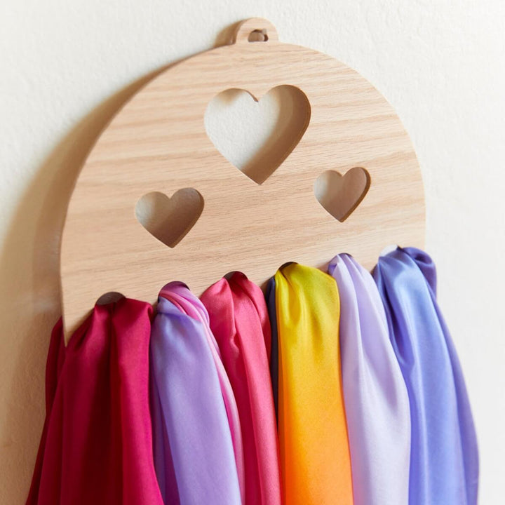 SS-23003 Sarah's Silks Playsilk Display - Heart