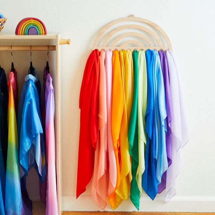 SS-23006 Sarah's Silks Playsilk Display - Large Rainbow