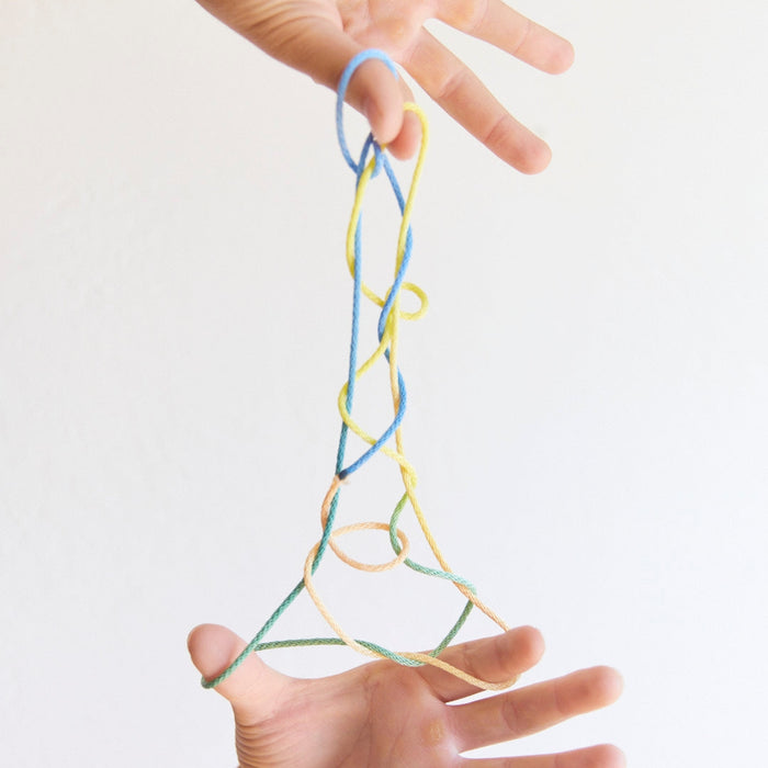 Sarah's Silks Rainbow String Games from Oskar's Wooden Ark Australia