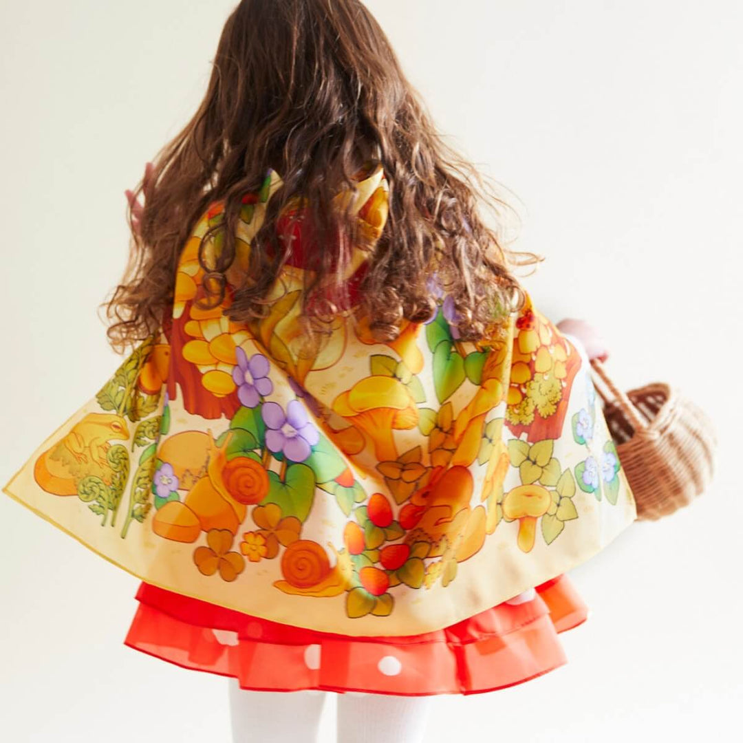 SS-502331 Sarah's Silks Seek & Find Mushroom Playsilks