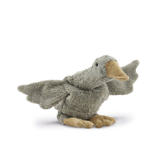 SN-Y21038 Senger Cuddly Animal - Goose Small Grey Vegan w removable Heat/Cool Pack