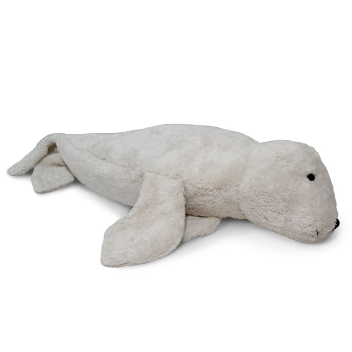 SN-Y21047 Senger Cuddly Animal Seal - Large White w removable Heat/Cool Pack