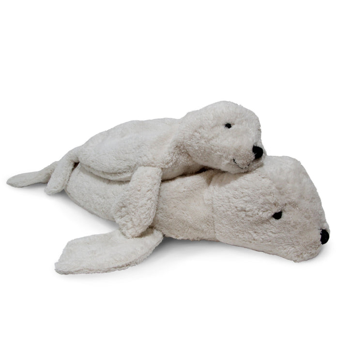 SN-Y21048 Senger Cuddly Animal - Seal Small White w removable Heat/Cool Pack