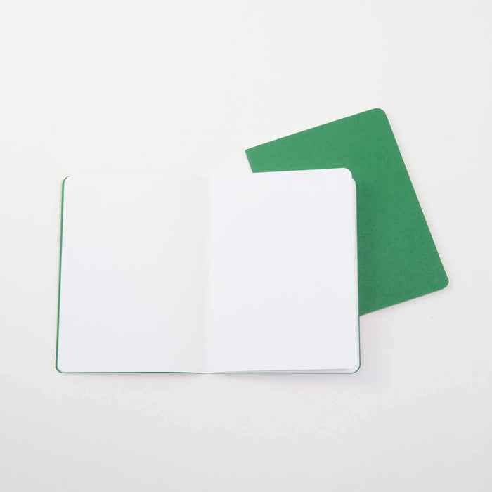 15120243 Small Journal Book Portrait 16x21cm - Pack of 10 Green