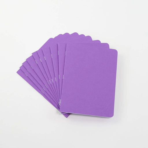 15120245 Small Journal Book Portrait 16x21cm - Pack of 10 Purple