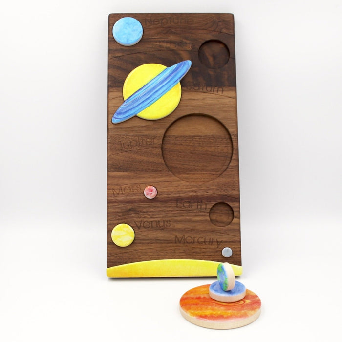 Solar system wooden shop puzzle