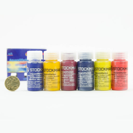 85043041 Stockmar Aquarelle Watercolours 6x20 ml Basic Assortment