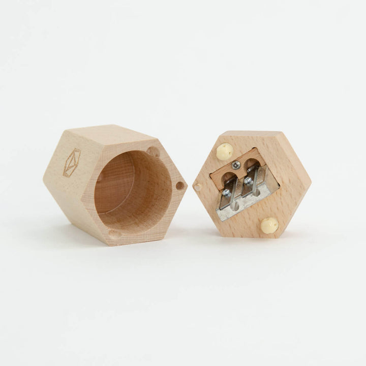 85009000 Stockmar Wooden Dual Pencil Sharpener