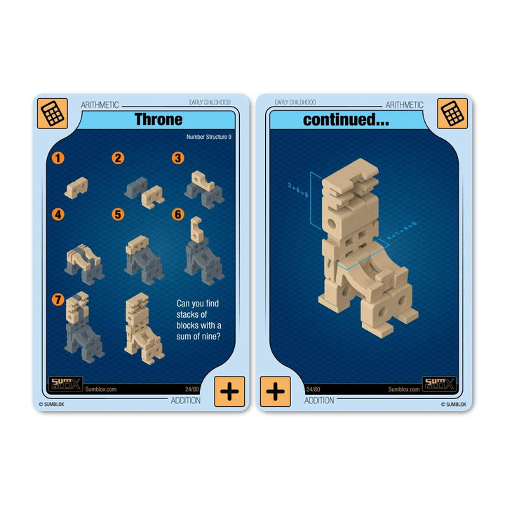 SM12 SumBlox Minis Individual Numbers Activity Cards