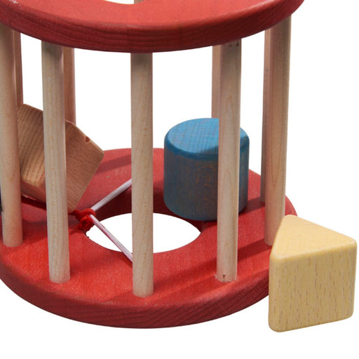 70401572.1 Walter Red Rolling Shape Sorter, plant-based dyes