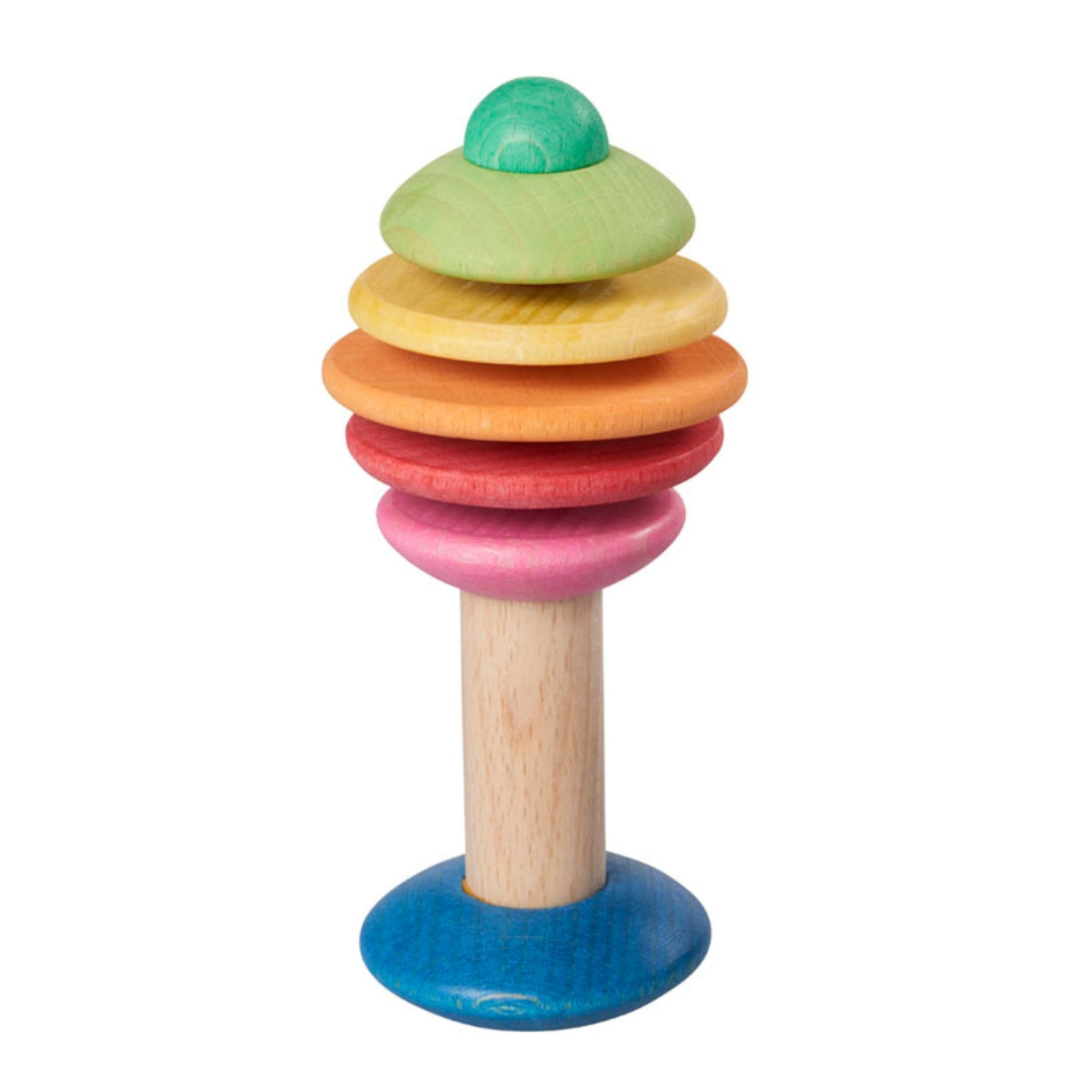 nic Wooden Toy Rattle Tree, plant-based dyes | Australia — Oskar's ...