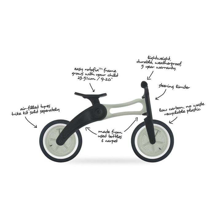 Wishbone Bike RE2 2in1 Recycled Plastic Learn to Bike Ride on No Pedal Bike - Australia