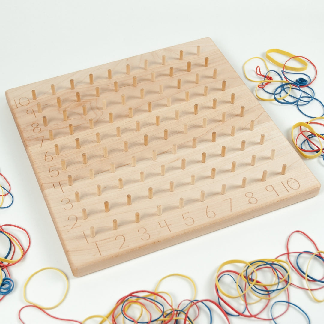 TFJ-8300 From Jennifer Multiplication Hundred Geoboard Maple