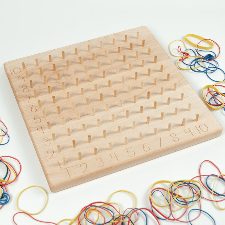 TFJ-8300 From Jennifer Multiplication Hundred Geoboard Maple