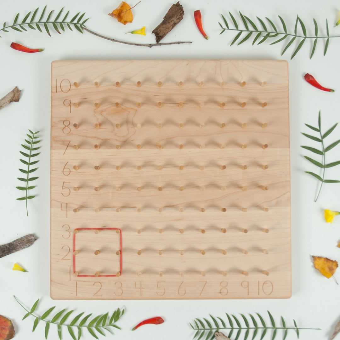 TFJ-8300 From Jennifer Multiplication Hundred Geoboard Maple