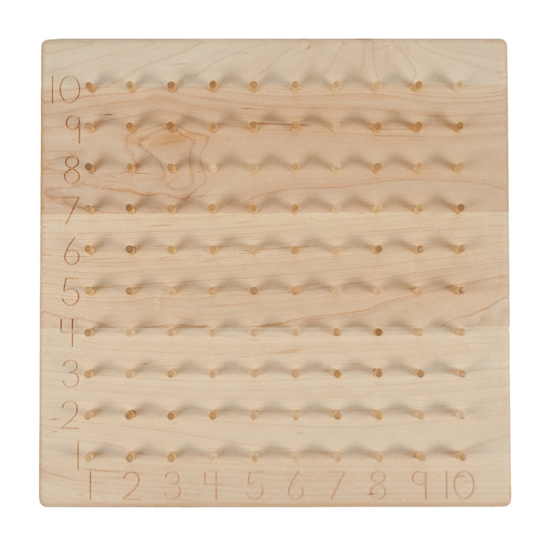 TFJ-8300 From Jennifer Multiplication Hundred Geoboard Maple