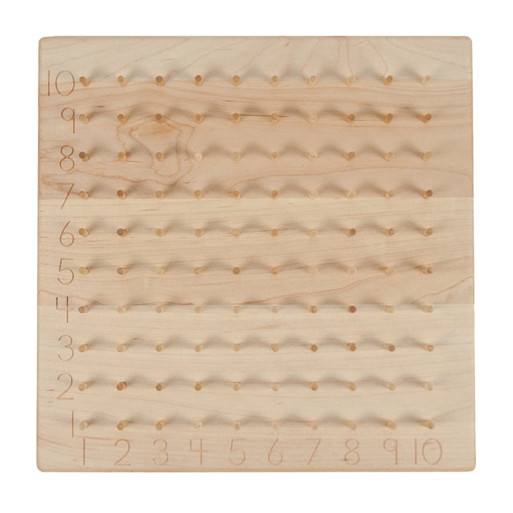 TFJ-8300 From Jennifer Multiplication Hundred Geoboard Maple
