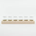 25915002WJ Glass Jars with Wooden Paint Holder