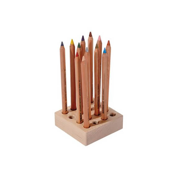 20595035 Wooden Pencil Holder For 16 Colour Giants