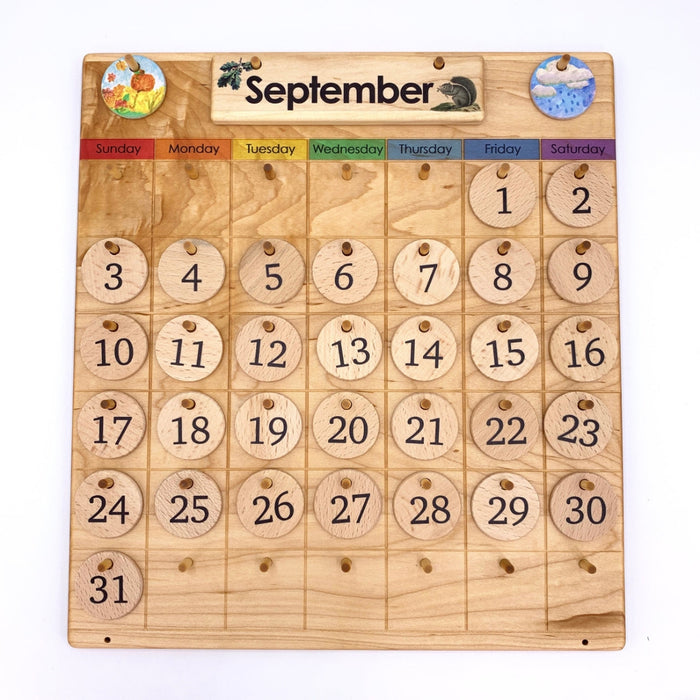 TFJ-3059 From Jennifer Perpetual Montessori Home Calendar